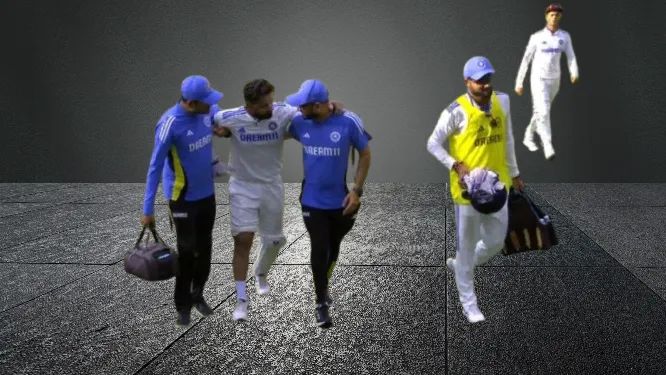 Rishabh Pant's Injury, Indian Crickete team, Test series 2025, test match highlights, Test match,