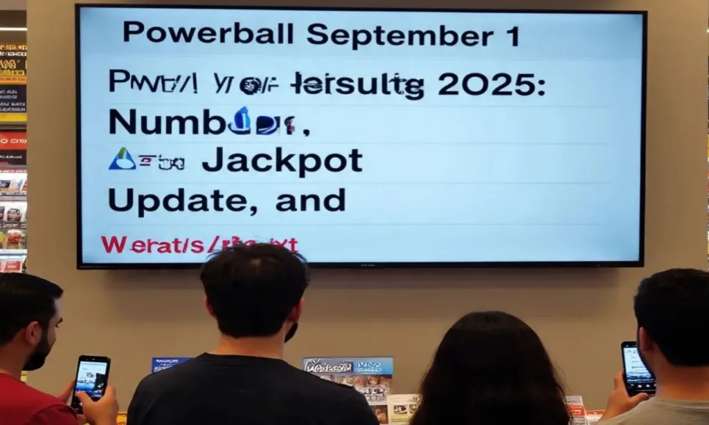 Powerball September 1 Results 2025,Winning Numbers, Jackpot Update, and What’s Next